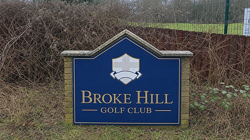 Broke Hill Golf Club sign